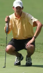 Sophomore Adam West recorded a one-under par 70 during the first round of the NCAA East Regional.