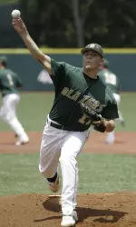 Kyle Roberson earned his second win against a nationally ranked team in six days Wednesday.