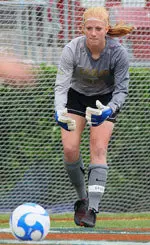 Sophomore goalkeeper Kate Blankenship and the Blazers are looking towards their 2008 regular season opener at Clemson on Aug. 22.