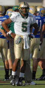 Quarterback Joe Webb went through the first two-a-day practice of the season on Monday.