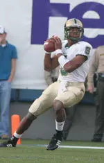 Quarterback Joe Webb was one of the top offensive players, according to head coach Neil Callaway, during Monday's opening practice.