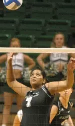 Lilly Domingos and the Blazers have won three straight matches entering this weekend.