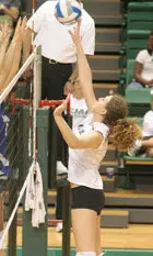 Andrea Lalic led the Blazers with 17 kills against Cleveland State.