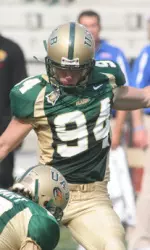Swayze Waters has made all four of his field goal attempts in 2008.
