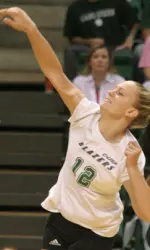 Casey Dent finished with 14 kills against Memphis.