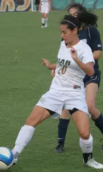 Freshman Carolyn Polcari and the Blazers will play their final non-conference game of the year at Vanderbilt Sunday.