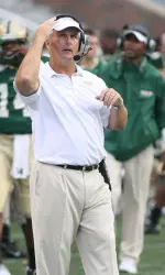 Coach Callaway met with the media at Monday's weekly luncheon.