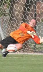 Junior Wes Johnson recorded his first shutout of the season Saturday night.