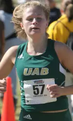 Kristina Olsen came in 5th place at the Belmont openr on Friday.