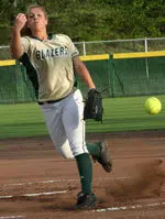 Senior pitcher Kayla Harris and the Blazers start their fall season on Tuesday.