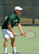 Tyrone Ewels and the Blazer did not lose a doubles match Friday.