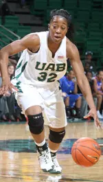 Fatiha Salaam scored nine points in UAB's loss at Marshall on Thursday.