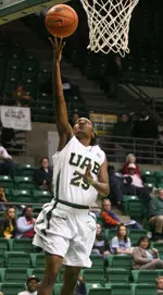 Britney Jones scored 10 points and grabbed nine rebounds in UAB's win over Tulane on Thursday.