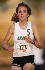 Kristina Vaughn took fourth place in Saturday's meet.