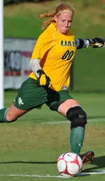 Junior goalkeeper Kate Blankenship and the Blazers will play at Houston on Sunday at 2 p.m.