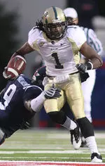 Rashaud Slaughter and the Blazer running game totaled 230 yards on the ground.