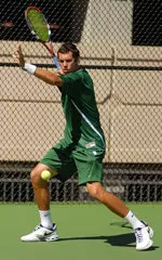 Danny Manlow is off to a 7-1 record in singles this fall.