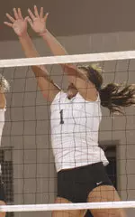 Patty Paniagua had five kills and two blocks Friday.
