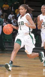 Freshman guard Amber Jones had four steals against Florida in UAB's last contest.