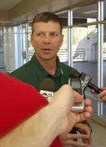 Head coach Brian Shoop and the Blazers open the season in eight days.