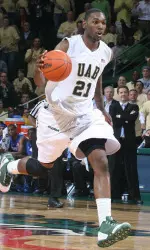 Senior forward Lawrence Kinnard is coming off his 13th double-double of the season when he collected 25 points and 11 boards in the loss to No. 4 Memphis on Thursday.
