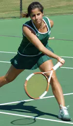 Giorgia Romeo and the entire women's tennis team will be on hand Saturday.