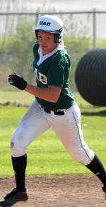 Sophomore Laura Callaway led the Blazers with 3 RBI against LSU on Thursday.