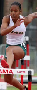 Timara McMillan and the Blazer track team competed at the Meyo Invitational Friday.