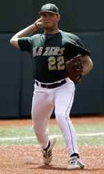 Andrew Manning and the Blazers will play Friday's game versus Harvard in Pensacola, Fla.