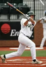 Luke Stewart hit one of five Blazer homers Friday.