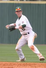 Nick Crawford was one of six Blazers to record a hit Wednesday.