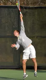 Thomas Petrich has been playing solid tennis for the Blazers of late.