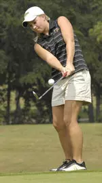 Alyson Mitchell and the Blazers will play the final round of the UC Spring Invitational on Saturday.