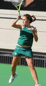 Paula Alvarez won in straight sets at No. 1 singles.