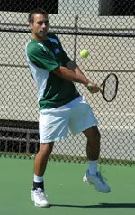 Dan Cornei and the Blazers dropped a tight 4-3 decision to ECU Friday.