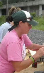 UAB assistant softball coach Lucy Bass was a part of the Habitat for Humanity's Women Build this past Tuesday.