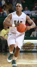 Junior guard Aaron Johnson.