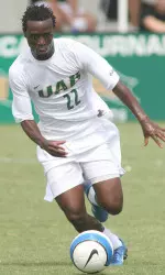 Senior Two-Boys Gumede scored the game-winning goal vs. Clemson last Saturday.