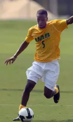 Senior defender Alandus Brooks.