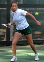 Evelien Strijker won in both singles and doubles Friday.