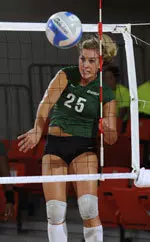 Savannah Pegg was one of four Blazers in double-digit kills.