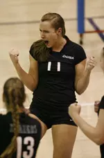 Jordan McDonald finished with 12 kills and 12 digs in Friday's win.