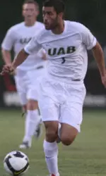 Junior Victor Sambade scored the game-winning goal in UAB's 2-0 victory over Centenary.