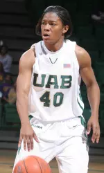 Freshman guard LaKenya Lowe had five rebounds, including four on the offensive glass, coming off the bench.