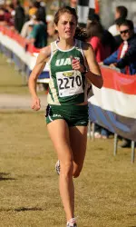 Kristina Vaughn was one of four Blazers to run a personal-record time Saturday.