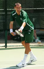 Danny Manlow saw his first action of the fall on Friday.