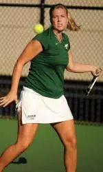 Richole Berger won two singles matches Friday.