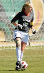 Senior goalkeeper Kate Blankenship holds the school record with 20 career shutouts.