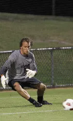Goalkeeper Tucker Stone, making his second start of the season, recorded seven saves in the shutout.