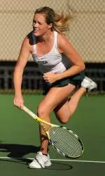 Jenny Cape was a flight winner in both singles and doubles this weekend.